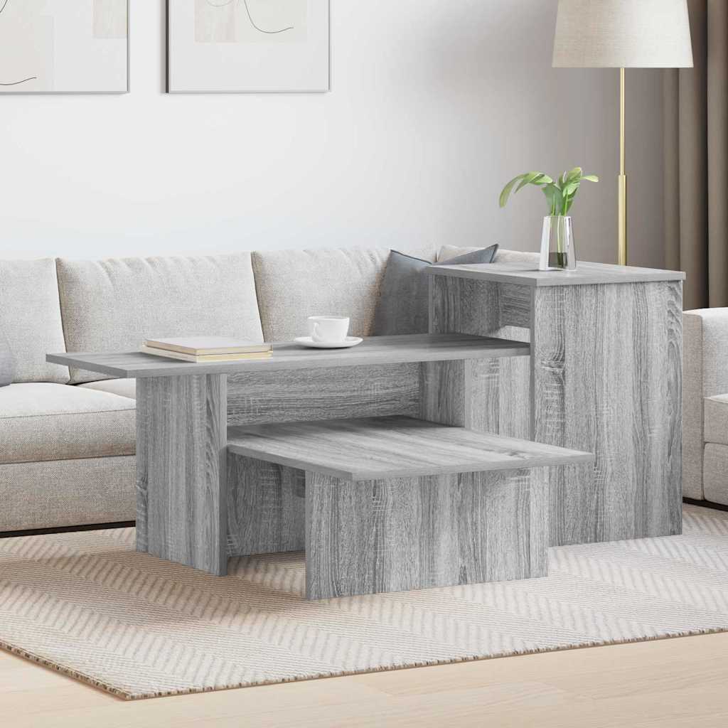 Konsolbord Grå Sonoma 91,5 x 35 x 38,5 cm Konstruerat trä