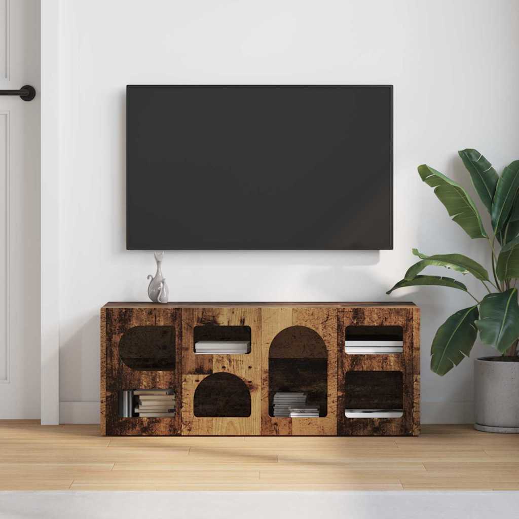 TV-skåp Gammalt trä 100 x 35 x 40 cm Konstruerat trä