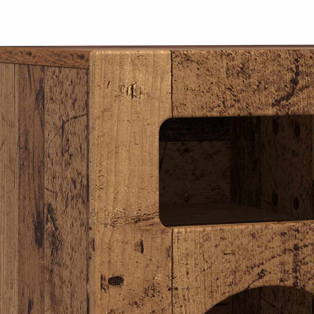 TV-skåp Gammalt trä 80 x 35 x 40 cm Konstruerat trä