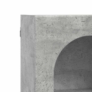 Hängande skåp Betonggrå 59 x 20 x 71.5 cm Konstruerat trä