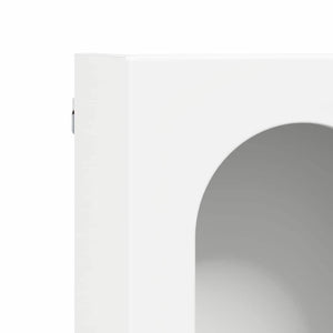 Hängande skåp med hylla Vit 59 x 20 x 100 cm Konstruerat trä