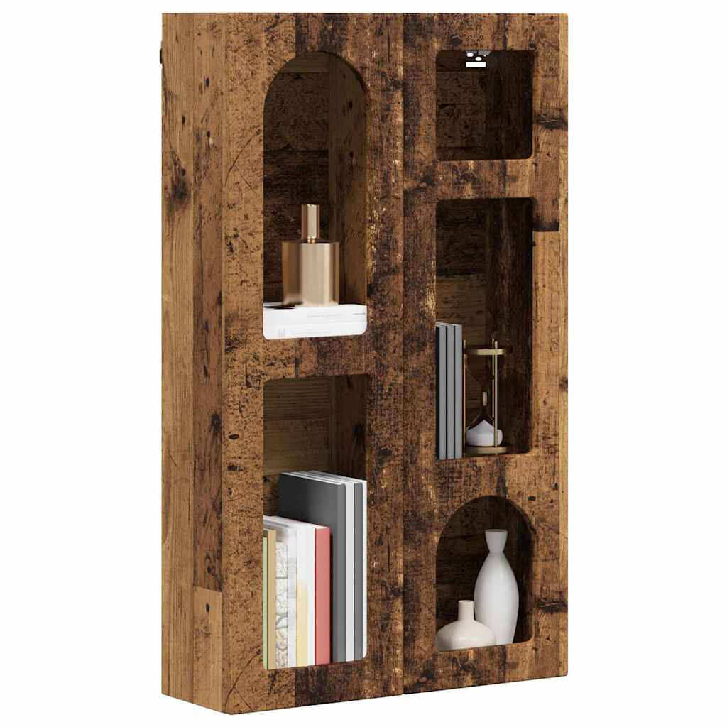 Hängande skåp Gammalt trä 59 x 20 x 100 cm Konstruerat trä