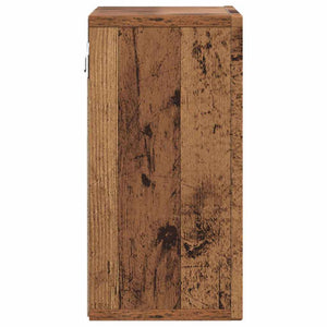 Hängande skåp Gammalt trä 60 x 20 x 40 cm Konstruerat trä