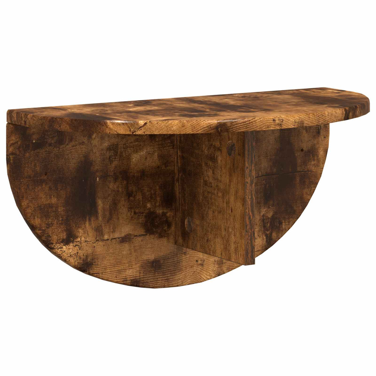 Vägg hylla Rökt ek 48 x 24 x 24 cm Konstruerat trä
