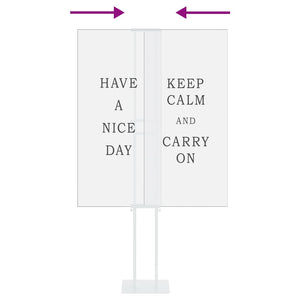 Mässmontrar 2 pcs Vit 30 x 24 x 208 cm Järn