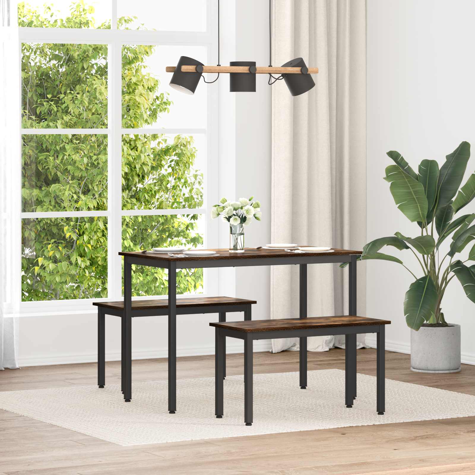 bänk Rökek 80 x 35 x 45 cm Konstruerat trä