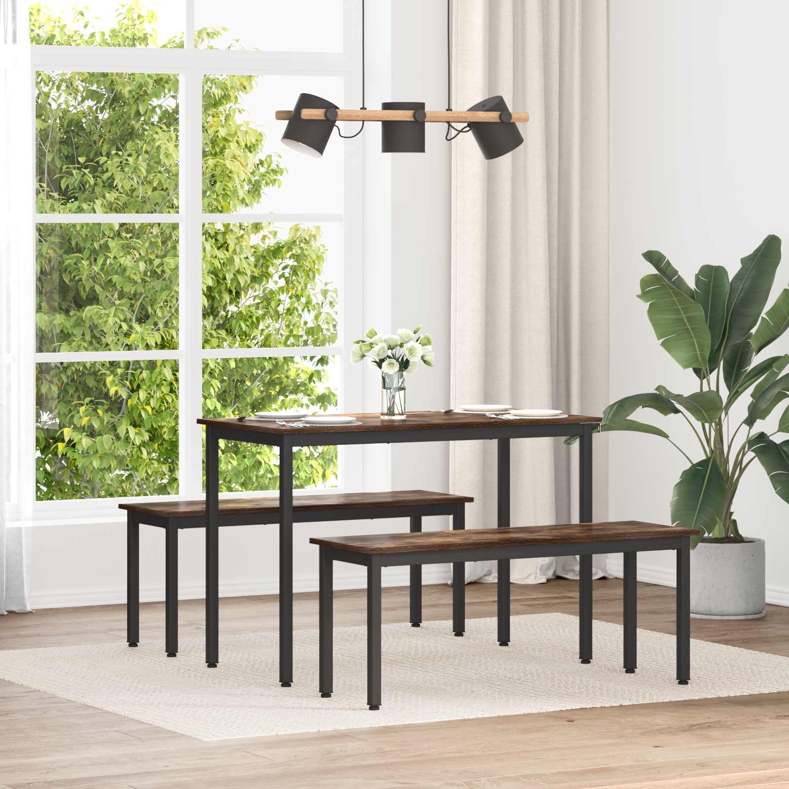 bänk Rökek 110 x 35 x 45 cm Konstruerat trä