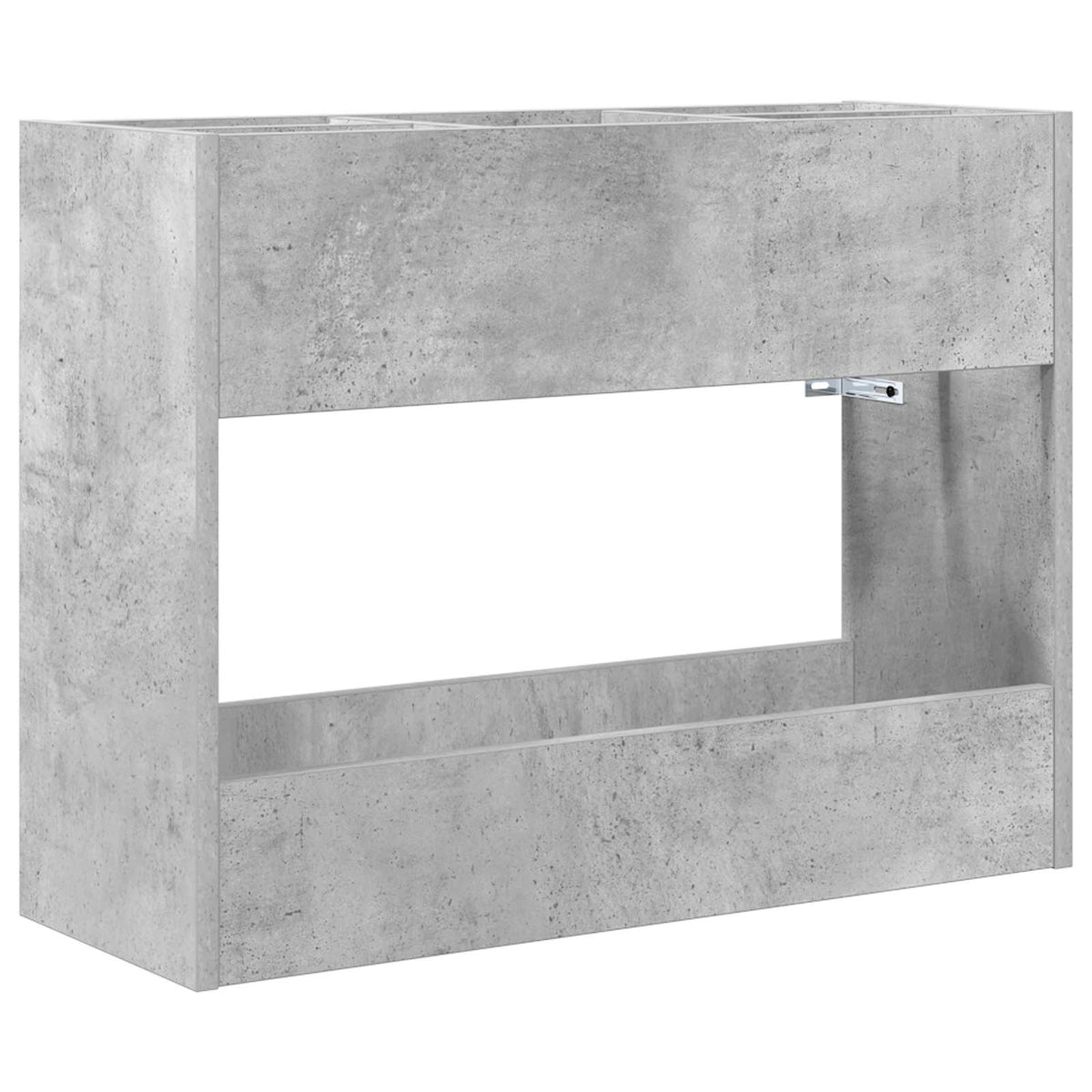Förvaringskrok & Ställ med lagring Betonggrå 65 x 24 x 50 cm