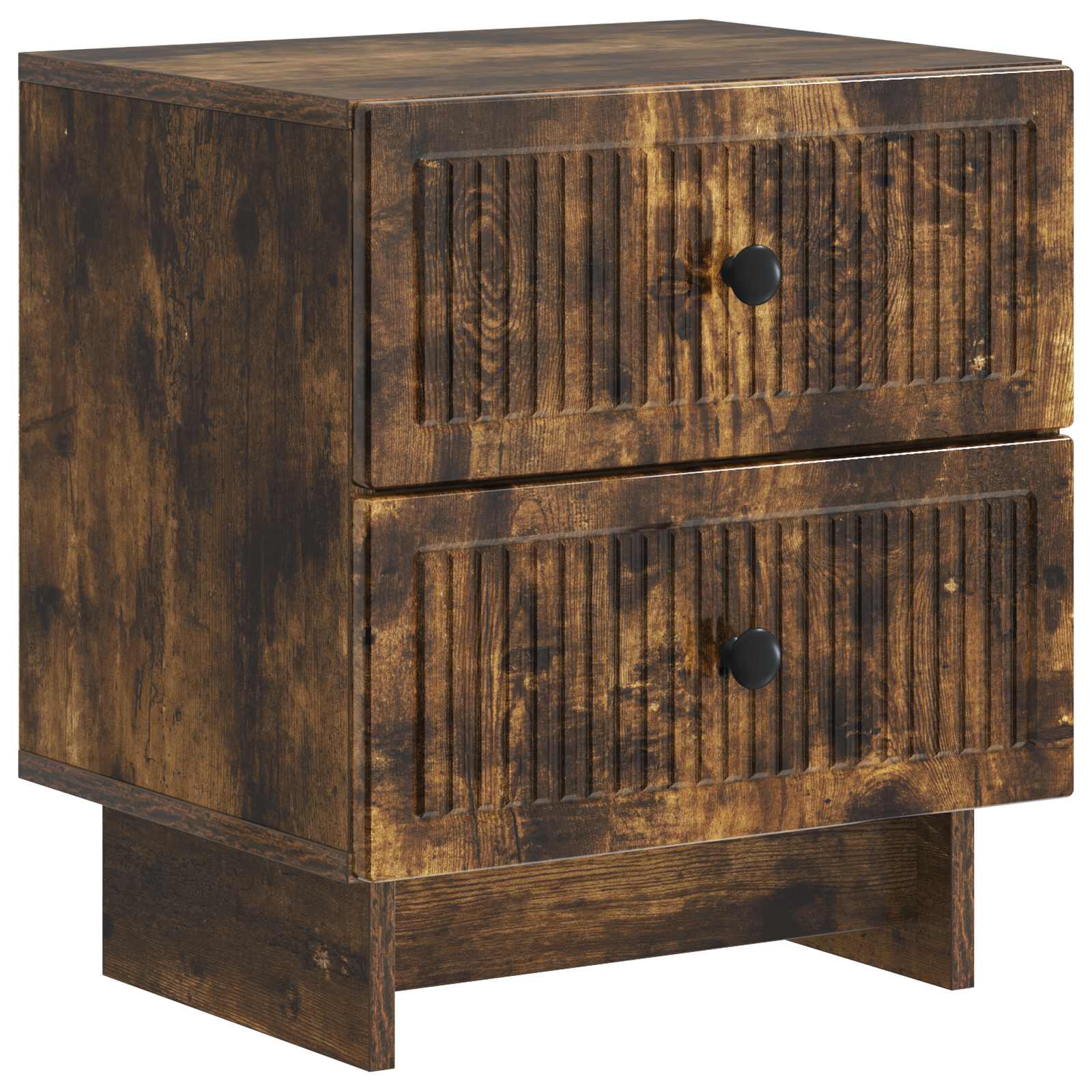 Nattduksbord Rökt ek 43 x 34,5 x 47,5 cm Konstruerat trä