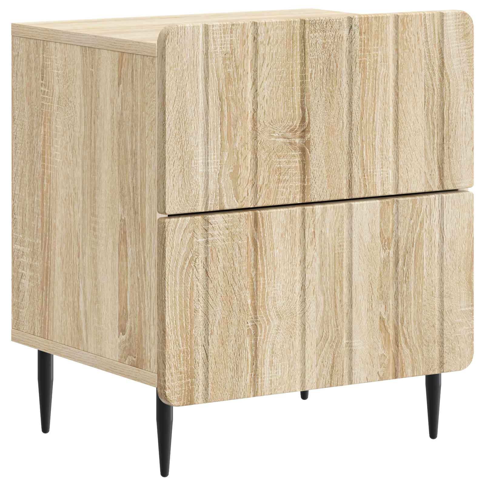 Nattduksbord Sonoma-ek 43 x 34,5 x 49,5 cm Konstruerat trä