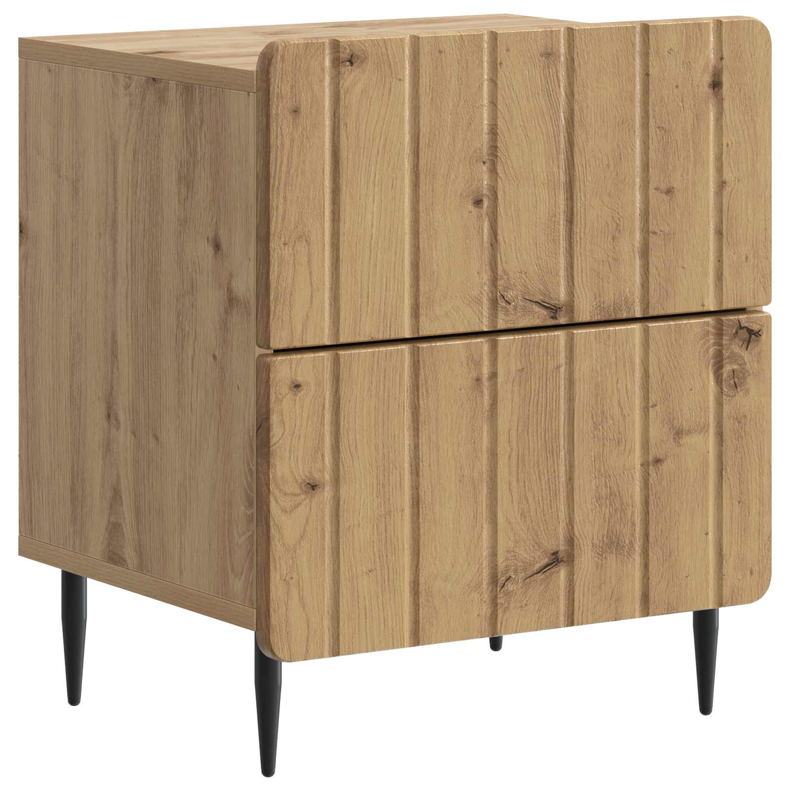 Nattduksbord Artisan-ek 43 x 34,5 x 49,5 cm Konstruerat trä