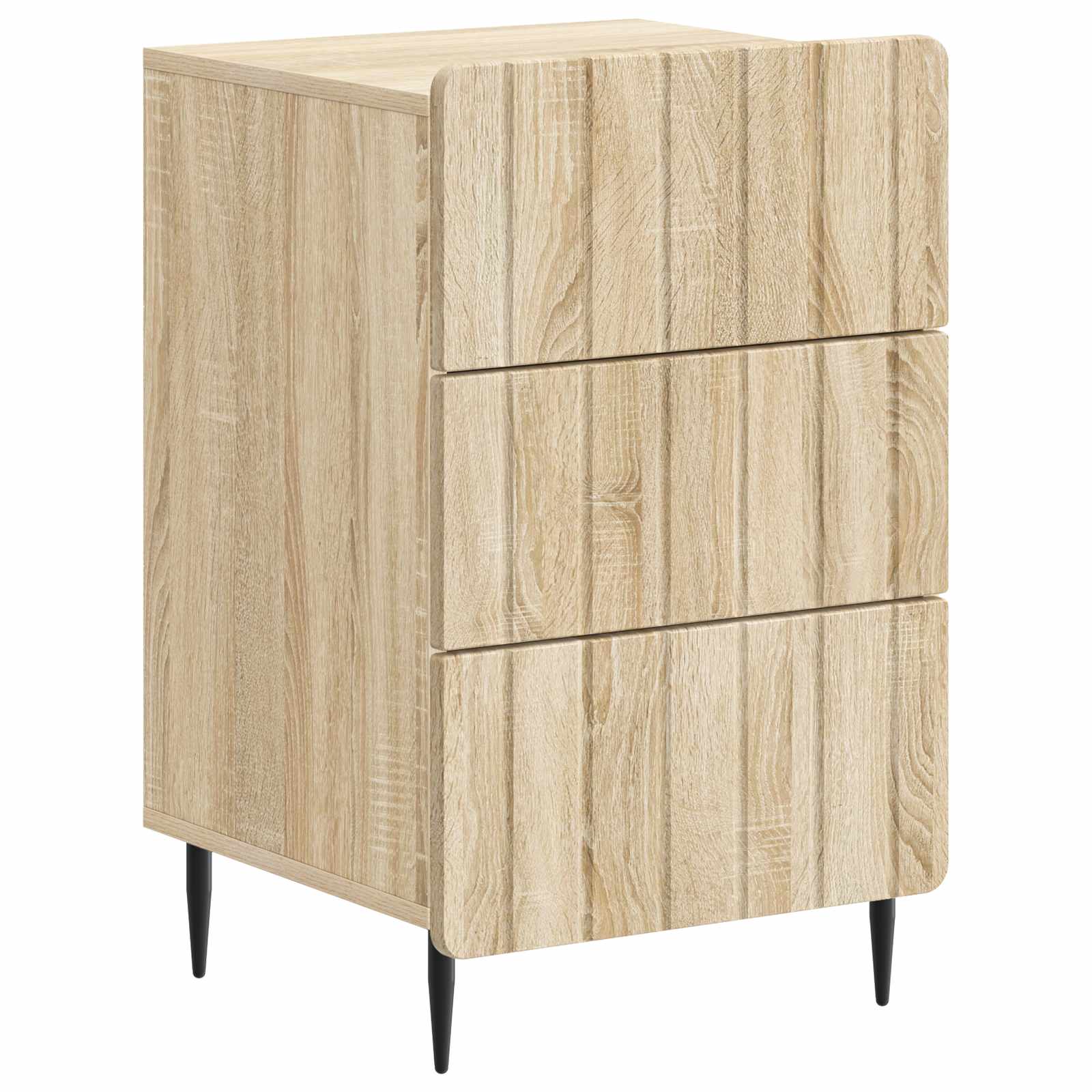 Nattduksbord med låda Sonoma-ek 43x 41 x 68 cm Konstruerat trä