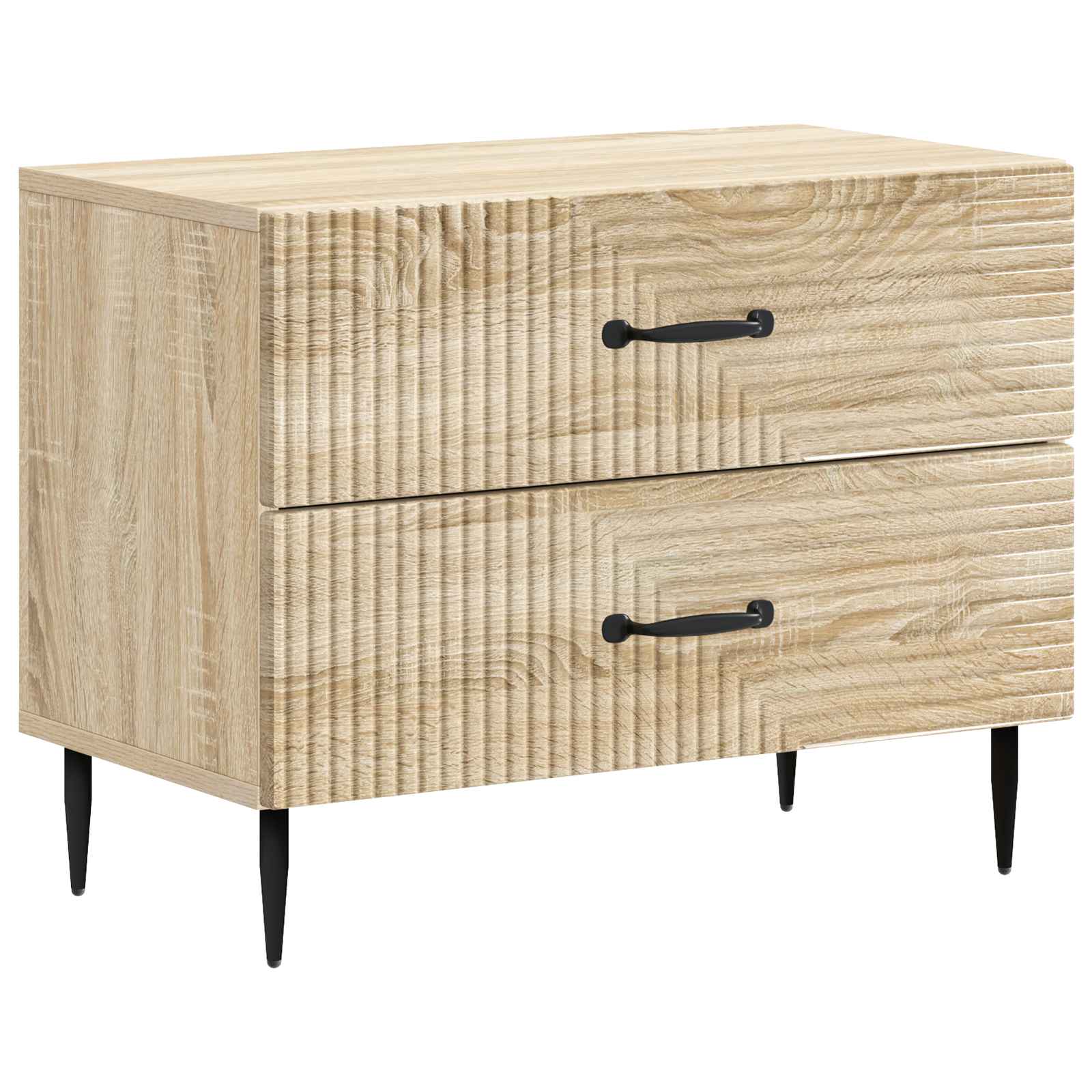 Nattduksbord Sonoma-ek 62 x 34,5 x 47,5 cm Konstruerat trä