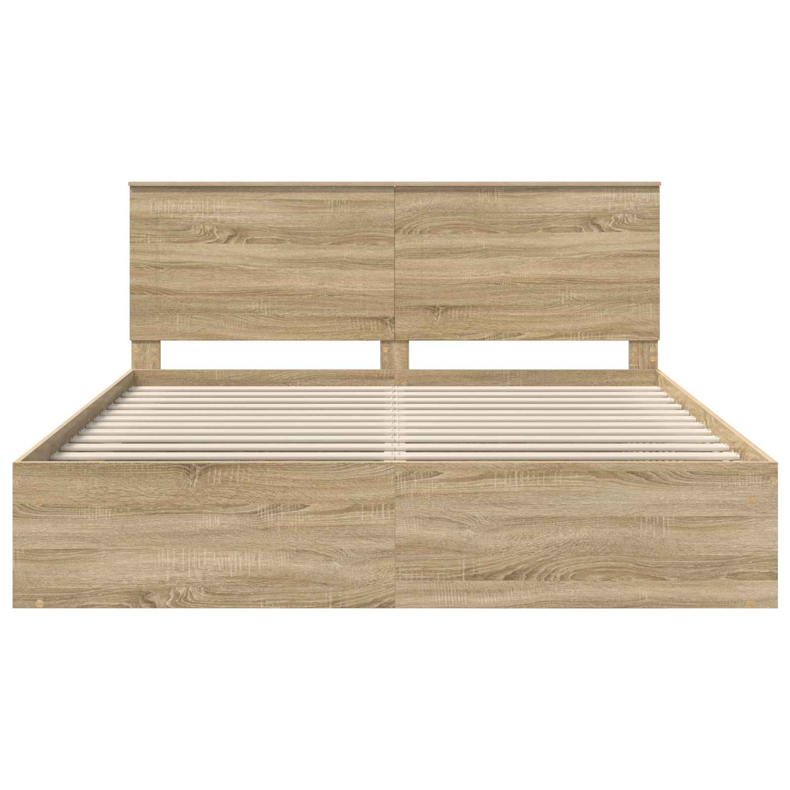 Sängram med huvudgavel Sonoma 180 x 200 cm Massiv furu