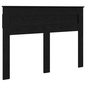 Sängram med madrass med låda Svart 150 x 200 cm Massiv furu