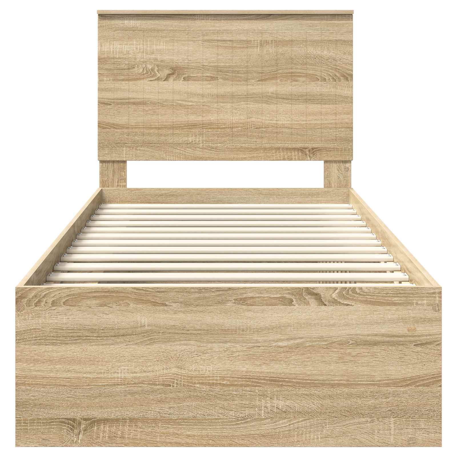 Sängram med huvudgavel Sonoma 90 x 190 cm Massiv furu