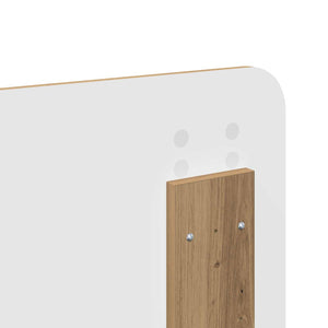 Sängram med huvudgavel Artisan Ek 140 x 200 cm Massiv furu