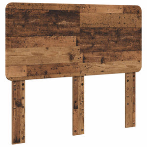 Sängram med huvudgavel Gammalt trä 120 x 200 cm Massiv furu