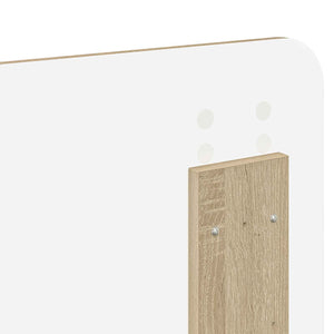 Sängram med huvudgavel Sonoma 120 x 190 cm Massiv furu