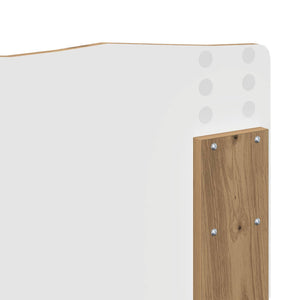 Sängram med huvudgavel Artisan Ek 120 x 200 cm Massiv furu