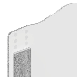 Sängram med huvudgavel Grå Sonoma 75 x 190 cm Massiv furu