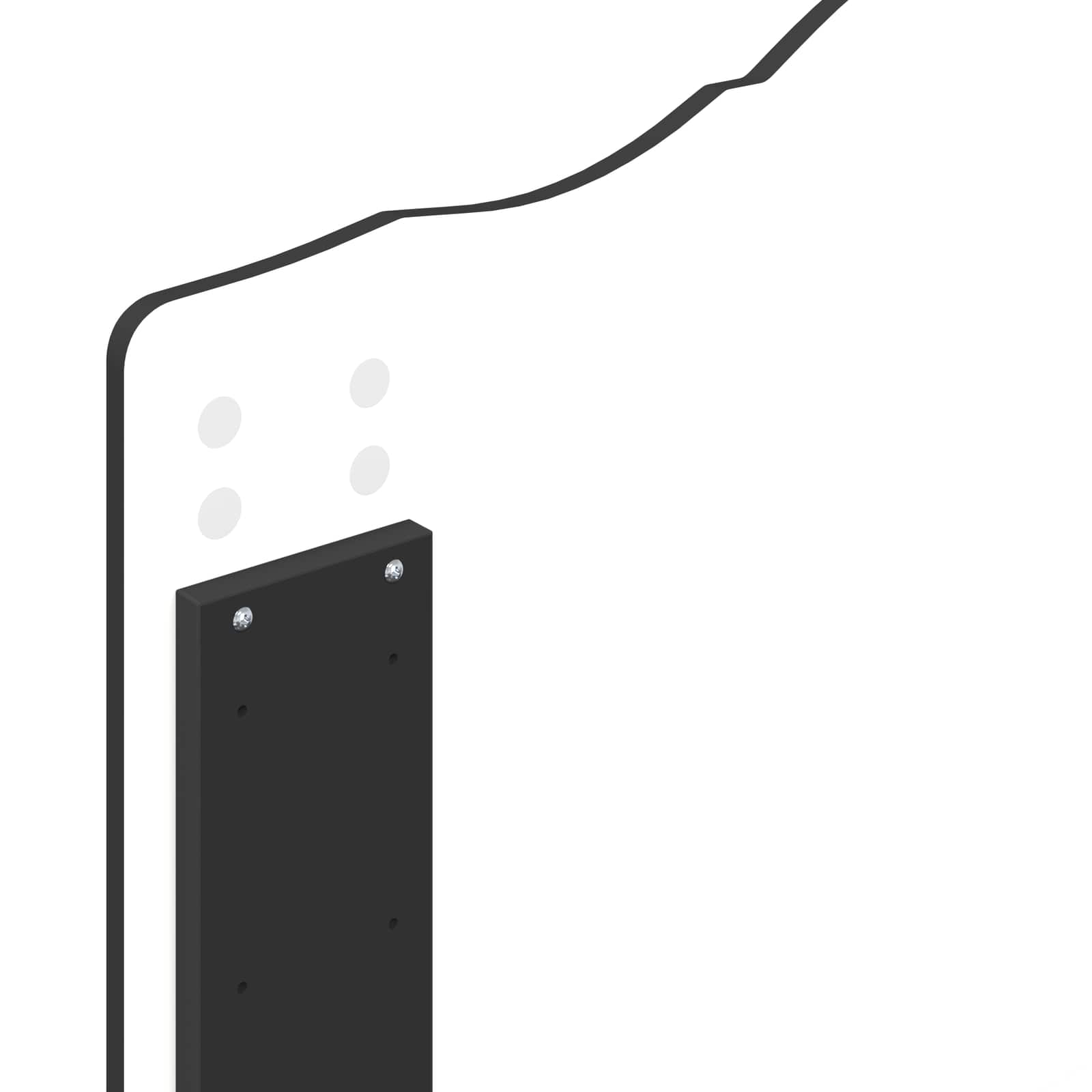 Sängram med låda med huvudgavel Svart 100 x 200 cm Ingenjörsträ