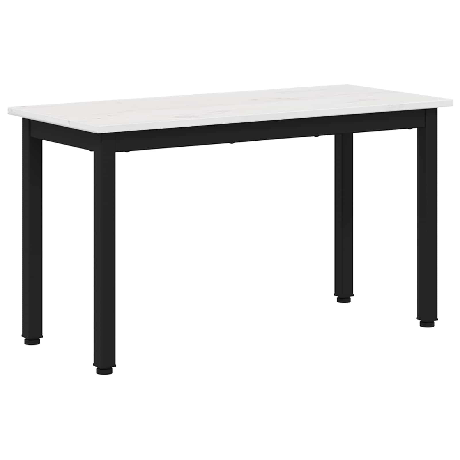 bänk Vit 80 x 35 x 45 cm Massiv furu