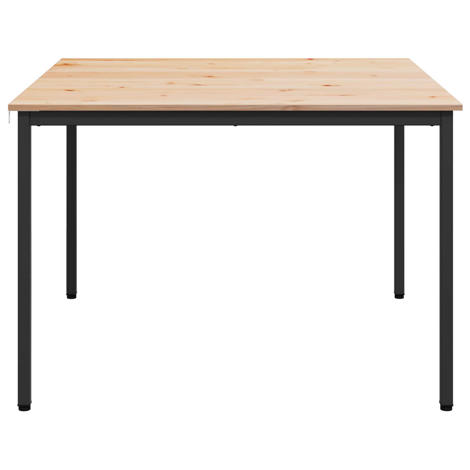 Matbord Naturfärg 110 x 110 x 75 cm Massiv furu