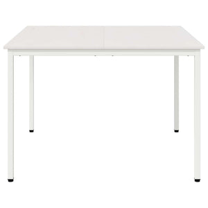 Matbord Vit 110 x 110 x 75 cm Massiv furu