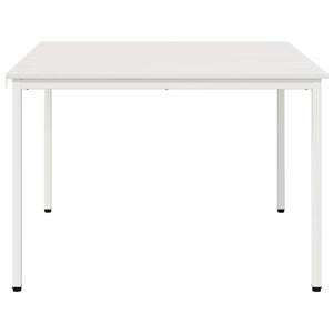 Matbord Vit 110 x 110 x 75 cm Massiv furu