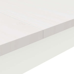 Matbord Vit 150 x 90 x 75 cm Massiv furu