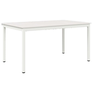 Matbord Vit 150 x 90 x 75 cm Massiv furu