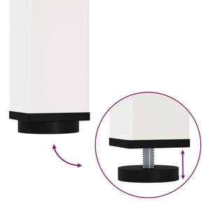 Matbord Vit 150 x 90 x 75 cm Massiv furu