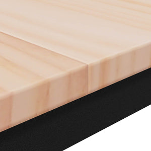 Barbord Naturfärg 60 x 60 x 105 cm Massiv furu