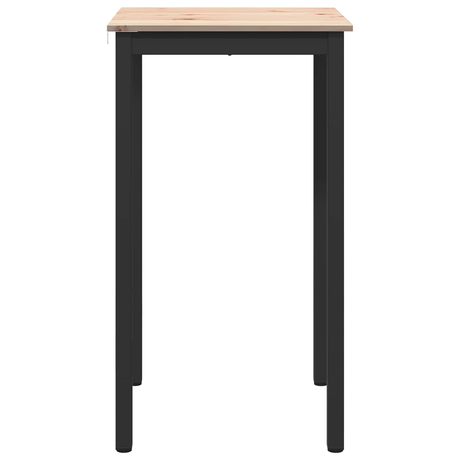 Barbord Naturfärg 60 x 60 x 105 cm Massiv furu