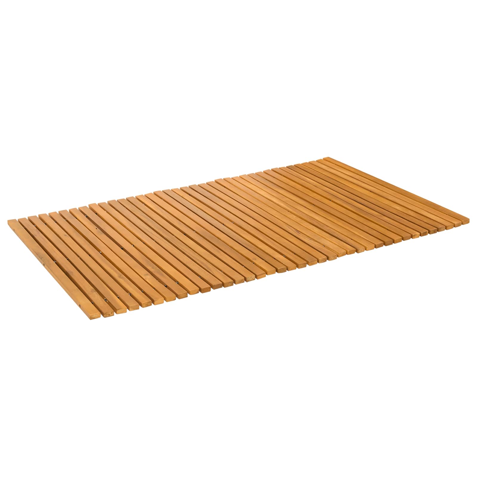 Badmatta Naturlig 100 x 60 cm Massivt Akaciaträ