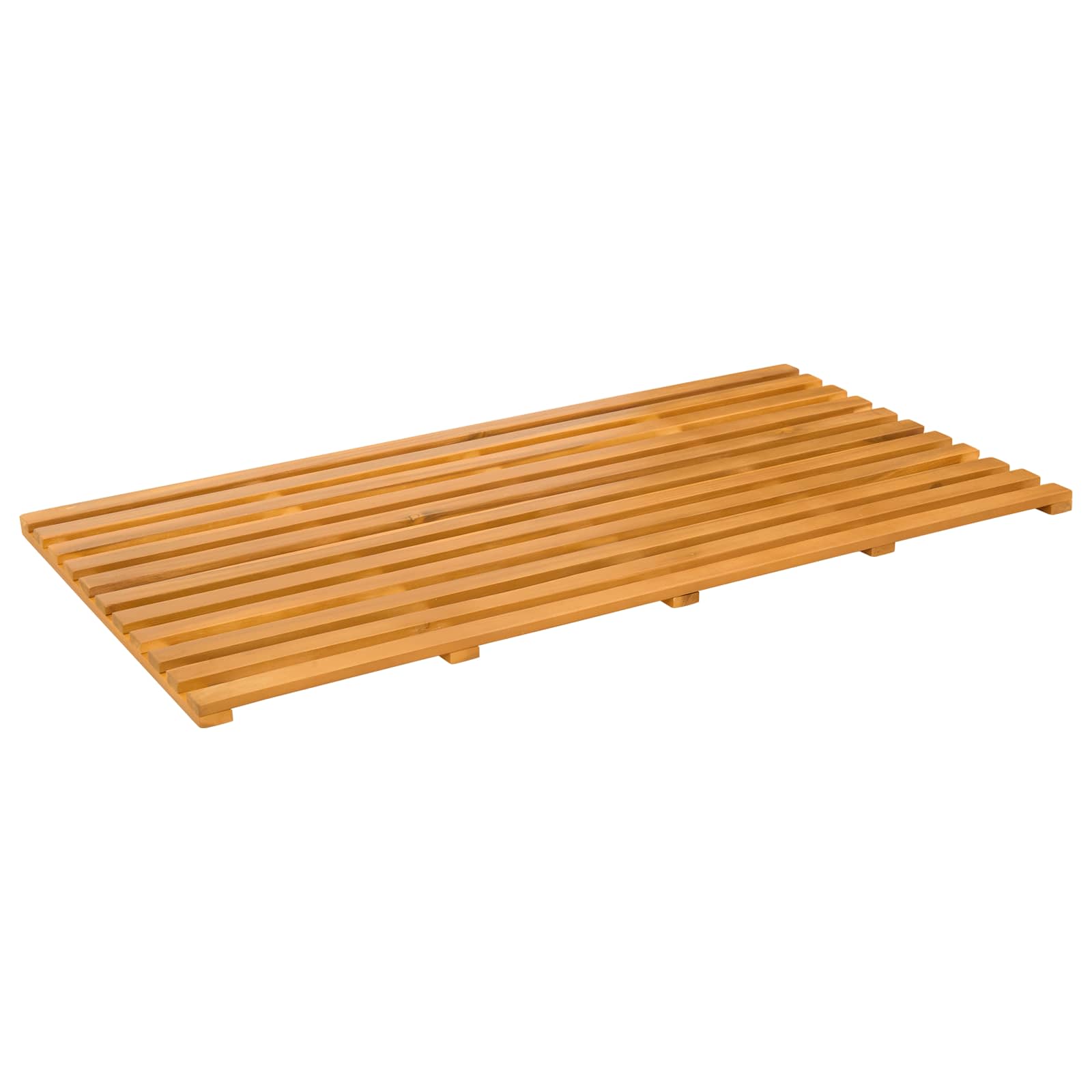 Badmatta Naturlig 100 x 53 cm Massivt Akaciaträ