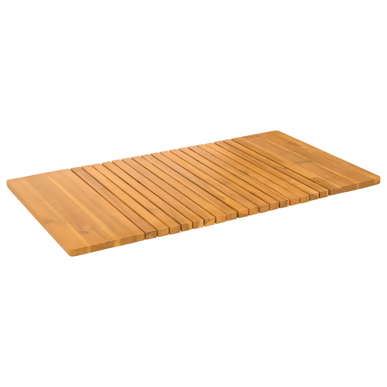 Badmatta Naturlig 100 x 55 cm Massivt Akaciaträ