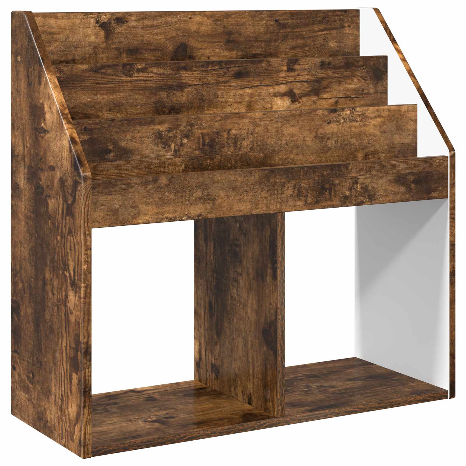 Barnbokhylla Rökt ek 72,5 x 29,5 x 69 cm Konstruerat trä