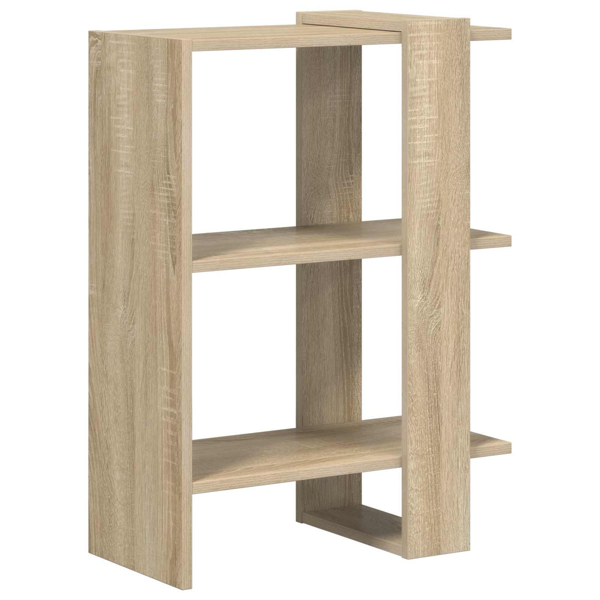 Hyllsystem 2 nivåer 52 x 25 x 71,5 cm Konstruerat trä Sonoma-ek