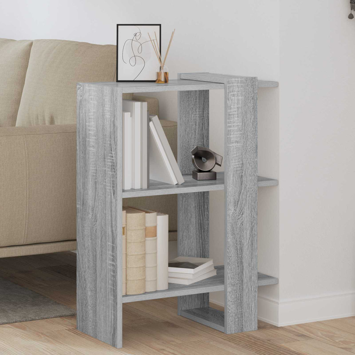 Hyllsystem 2 nivåer 52 x 25 x 71,5 cm Konstruerat trä