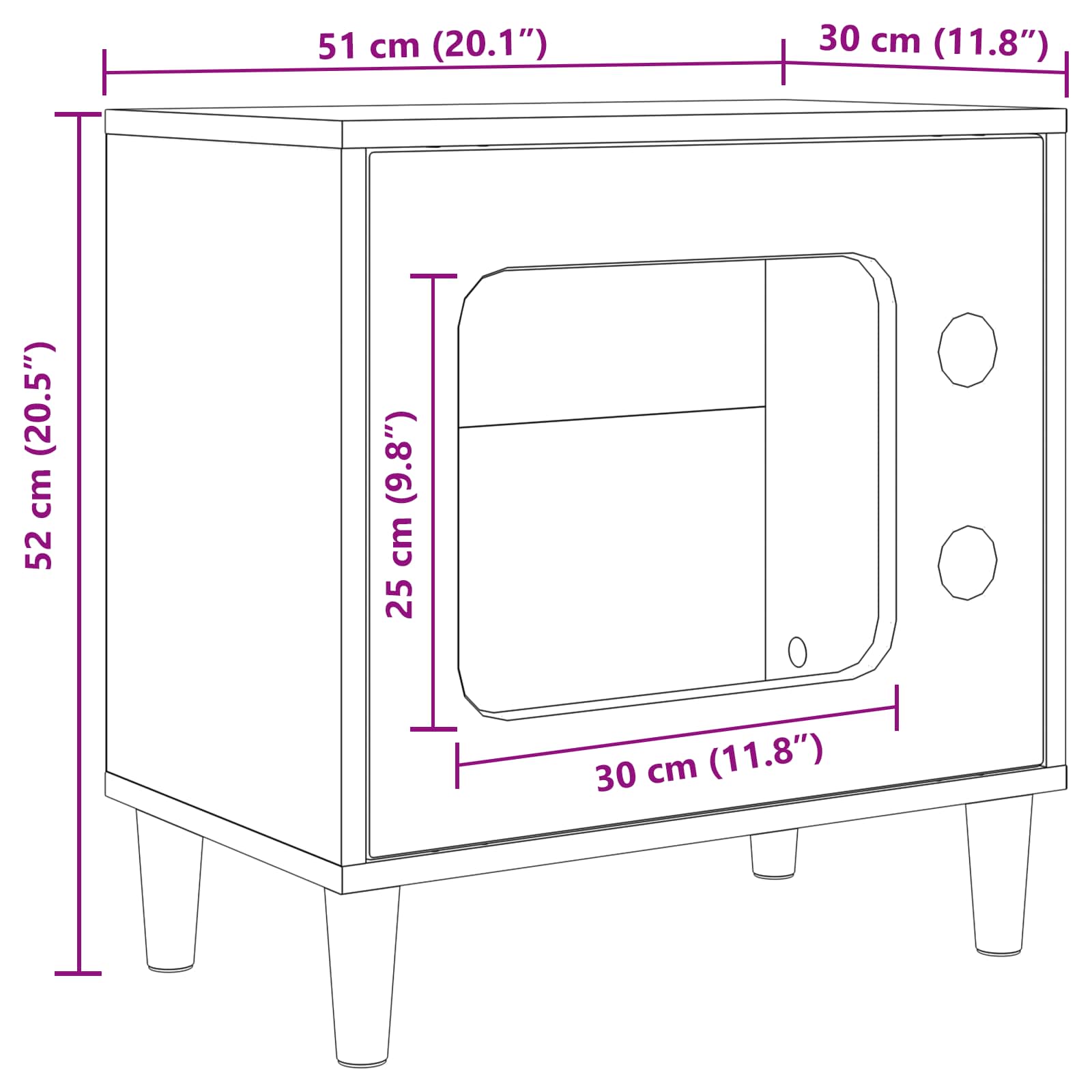 Katt hus Vit 51 x 30 x 52 cm Konstruerat trä