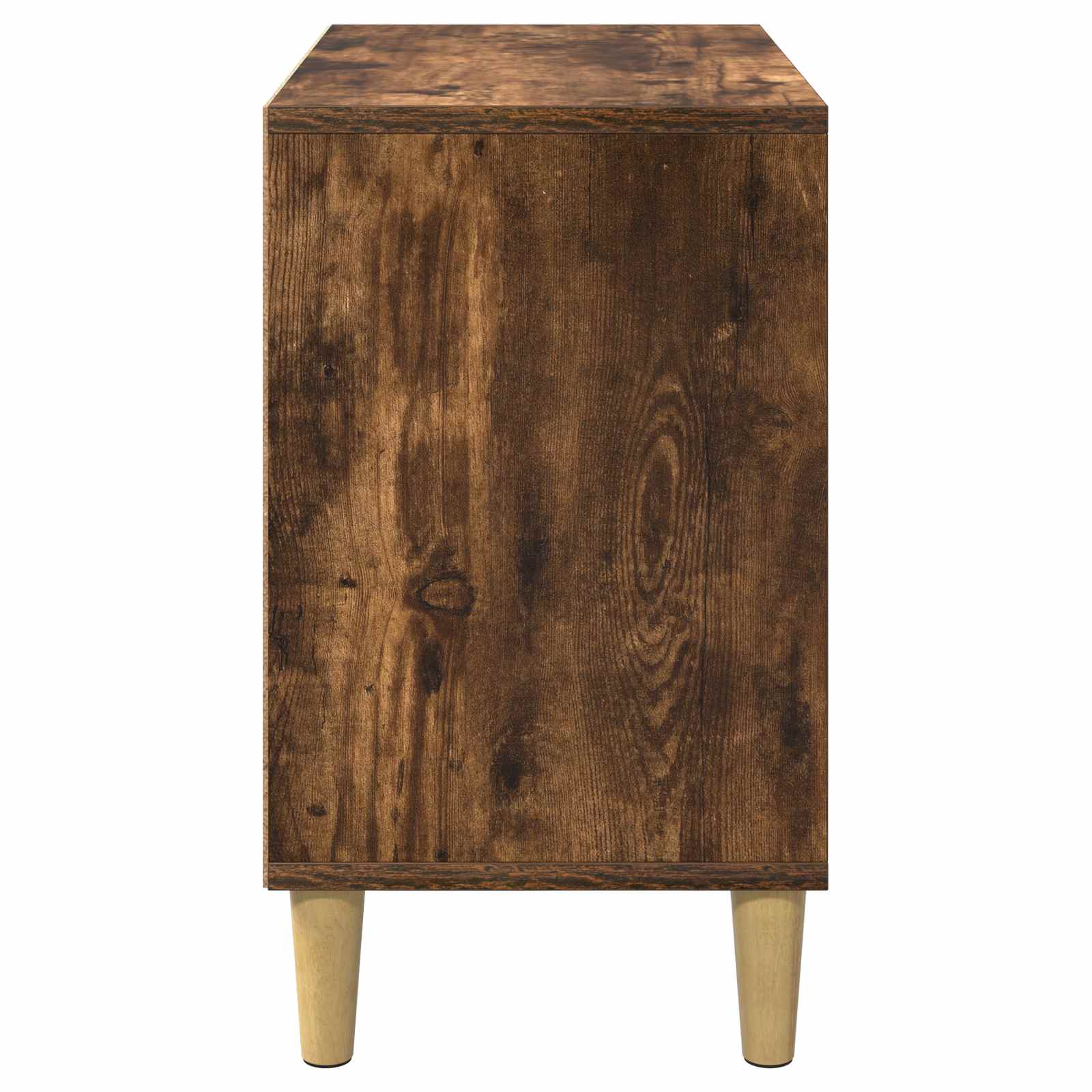 Katt hus Rökt ek 51 x 30 x 52 cm Konstruerat trä