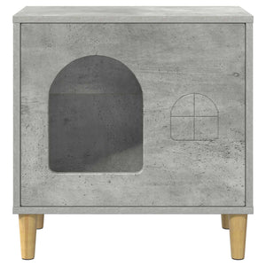 Katt hus Betong 51 x 30 x 52 cm Konstruerat trä