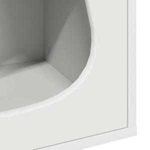 Katt hus Vit 42,5 x 40 x 53,5 cm Konstruerat trä