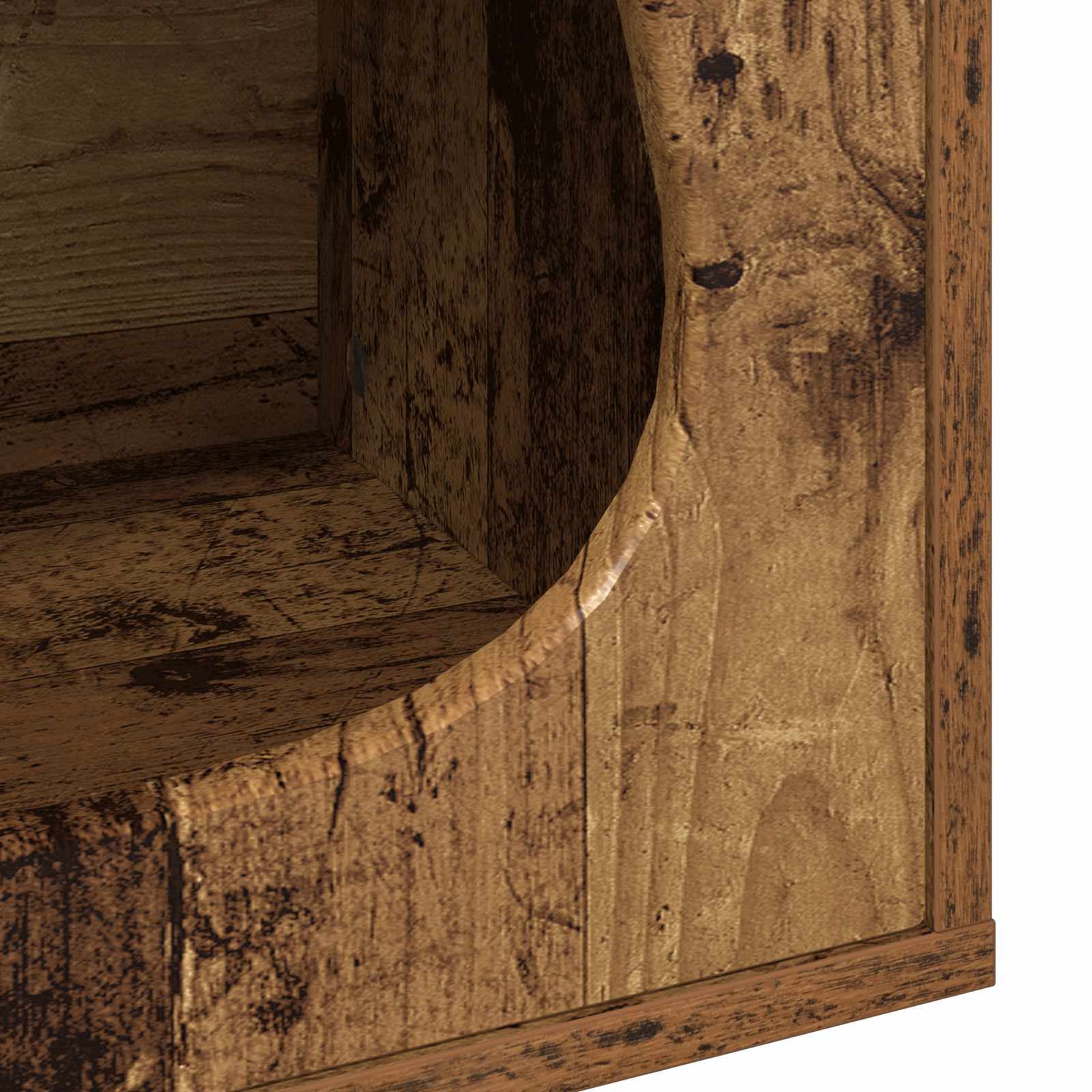 Katt hus Gammalt trä 42,5 x 40 x 53,5 cm Konstruerat trä