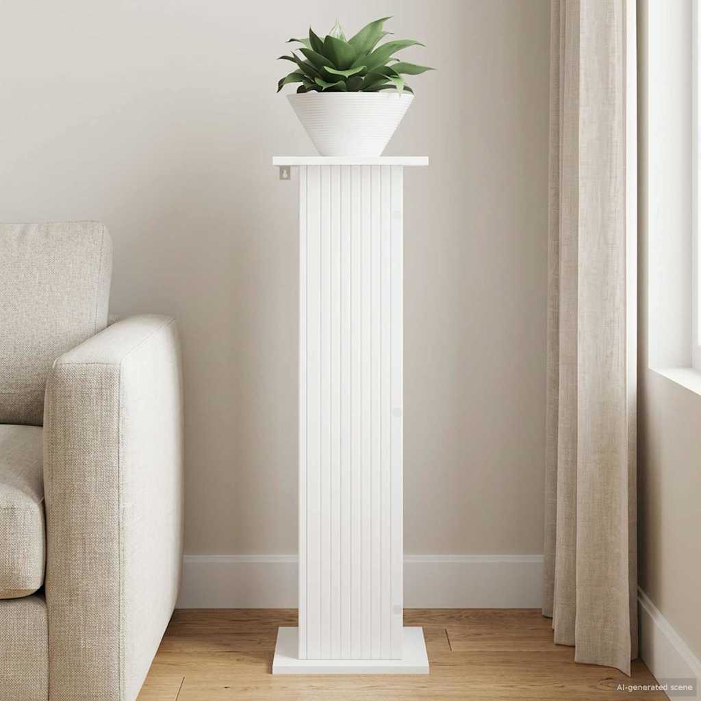 Växtställ Vit 30,5 x 30 x 100,5 cm Konstruerat trä