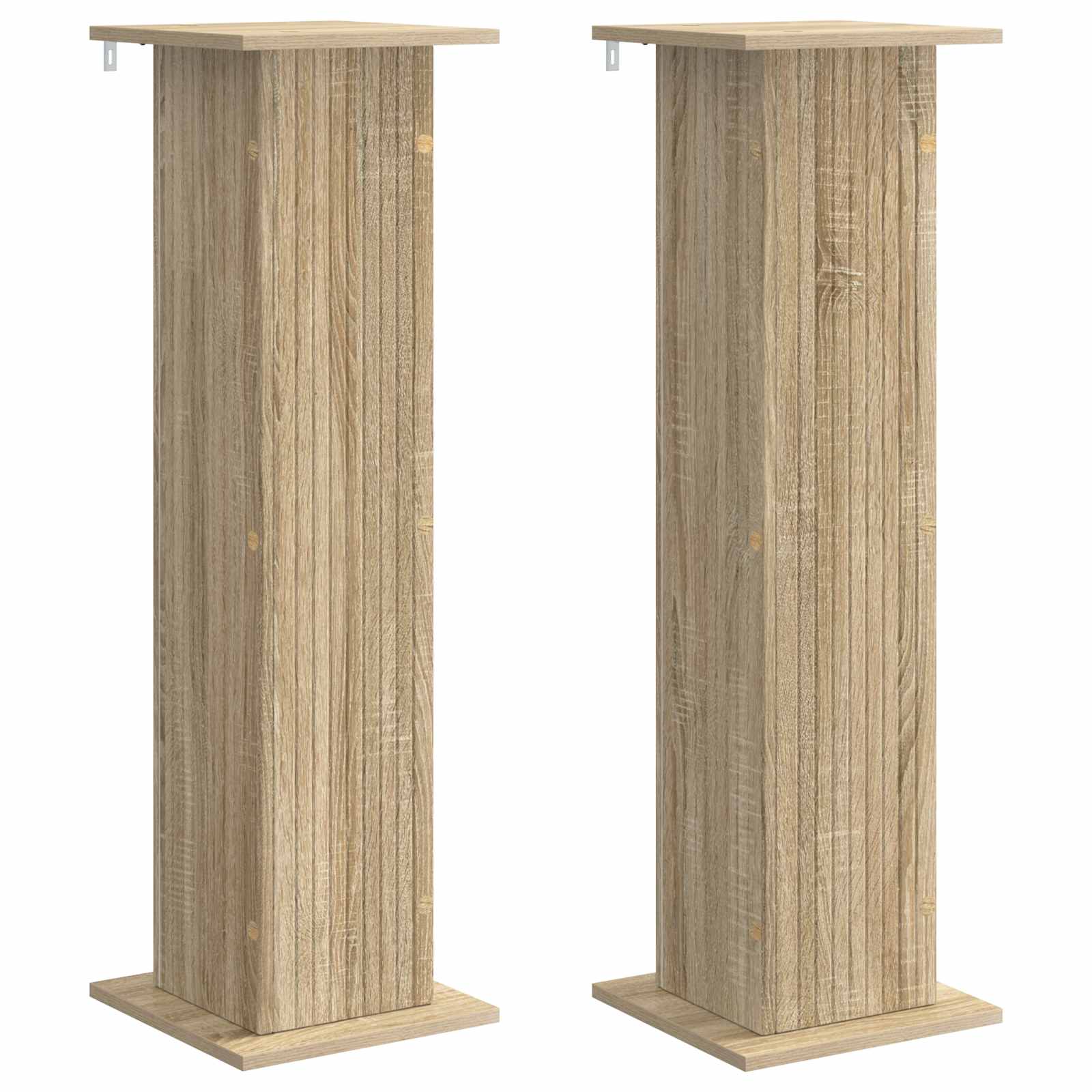 Växtställ 2 st Sonoma-ek 30,5 x 30 x 100,5 cm Konstruerat trä