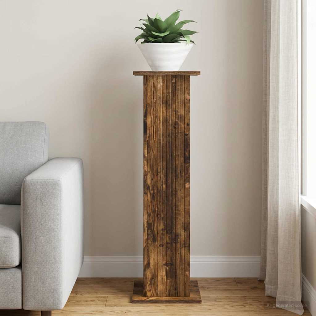 Växtställ Rökt ek 30,5 x 30 x 100,5 cm Konstruerat trä