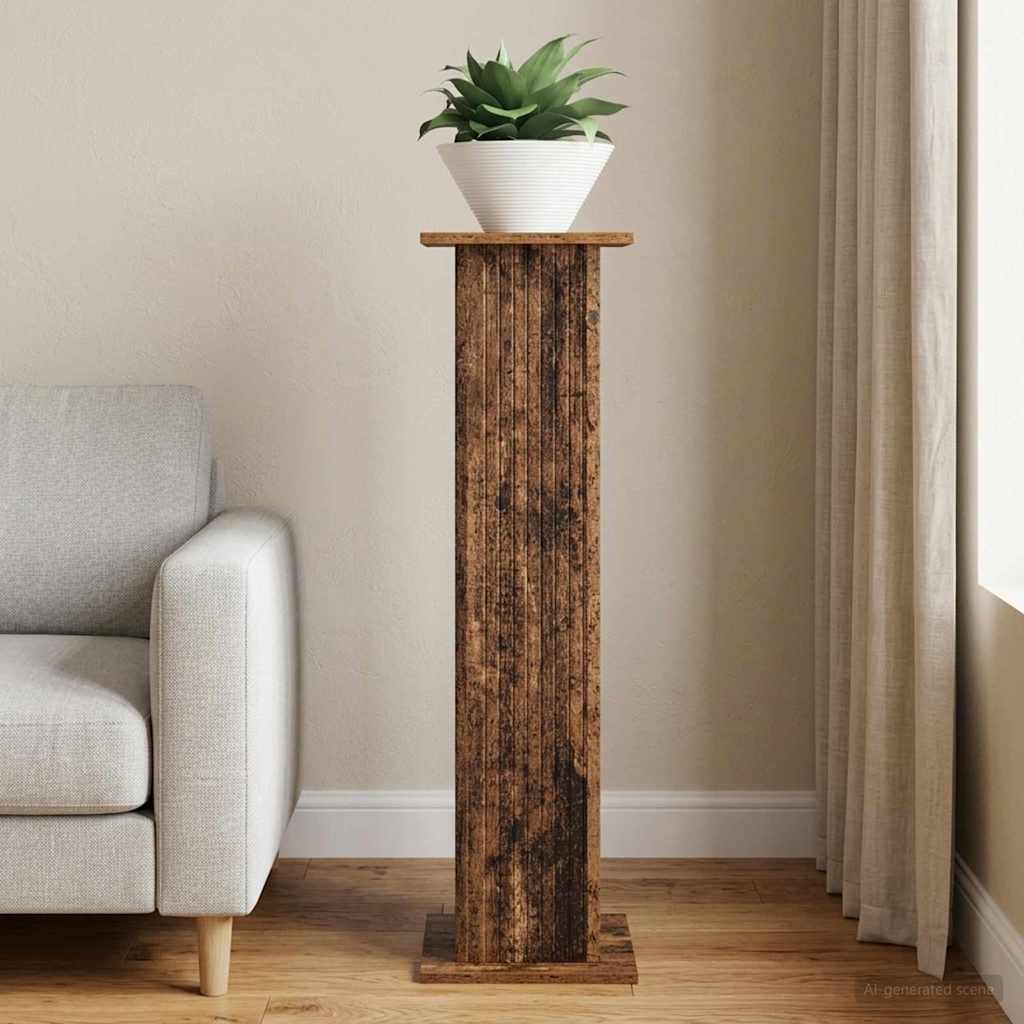 Växtställ Gammalt trä 30,5 x 30 x 100,5 cm Konstruerat trä
